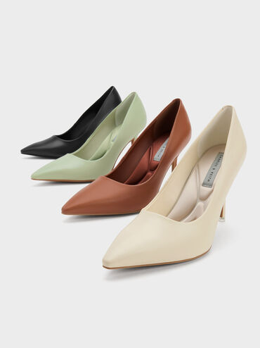 Emmy Stiletto Heel Pumps, Black, hi-res