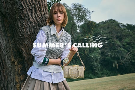 Pale Olive Philomena Raffia Flower Bowling Bag - Charles & Keith