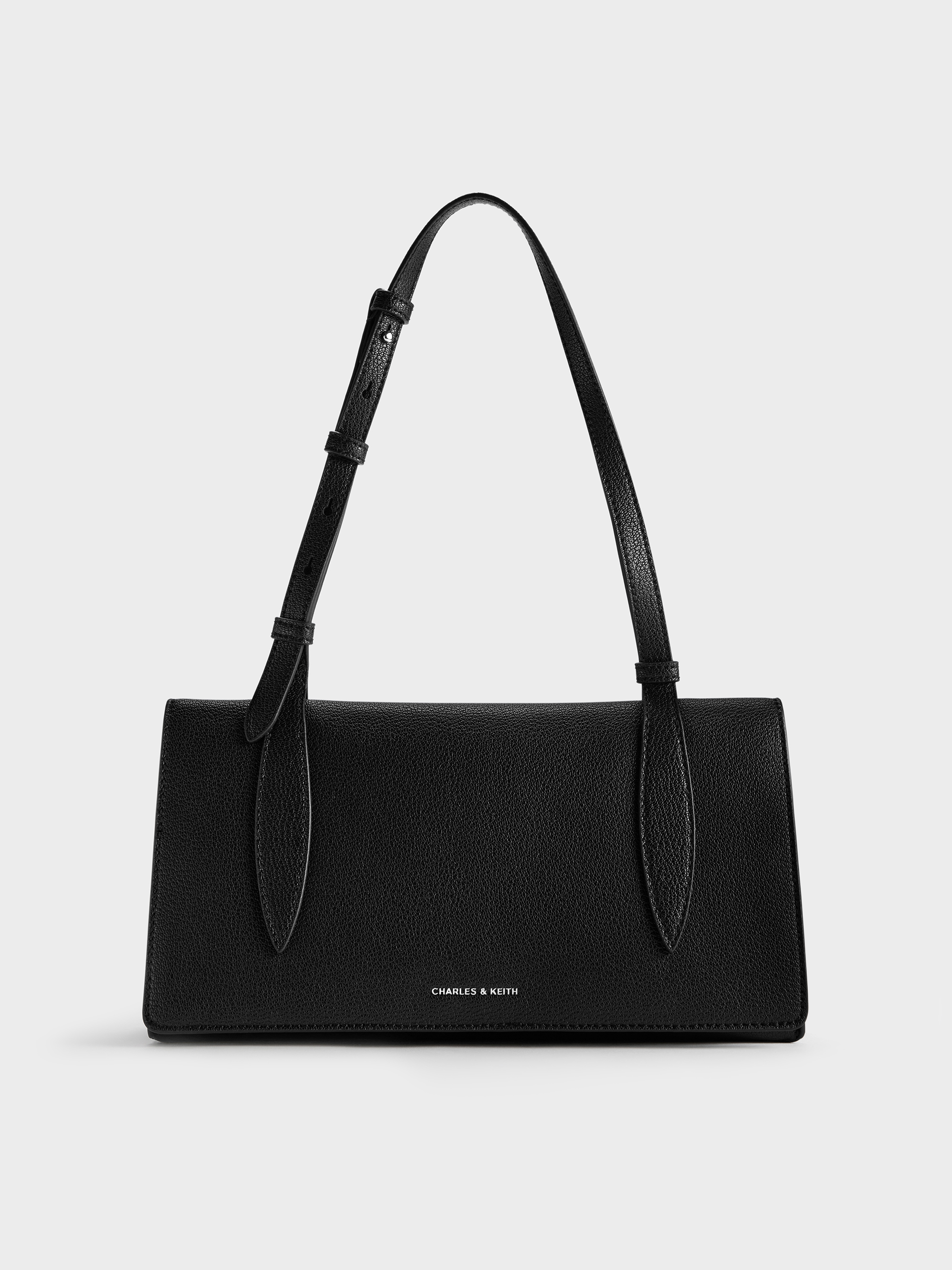 Noir Allyn Shoulder Bag - Noir - CHARLES & KEITH AE