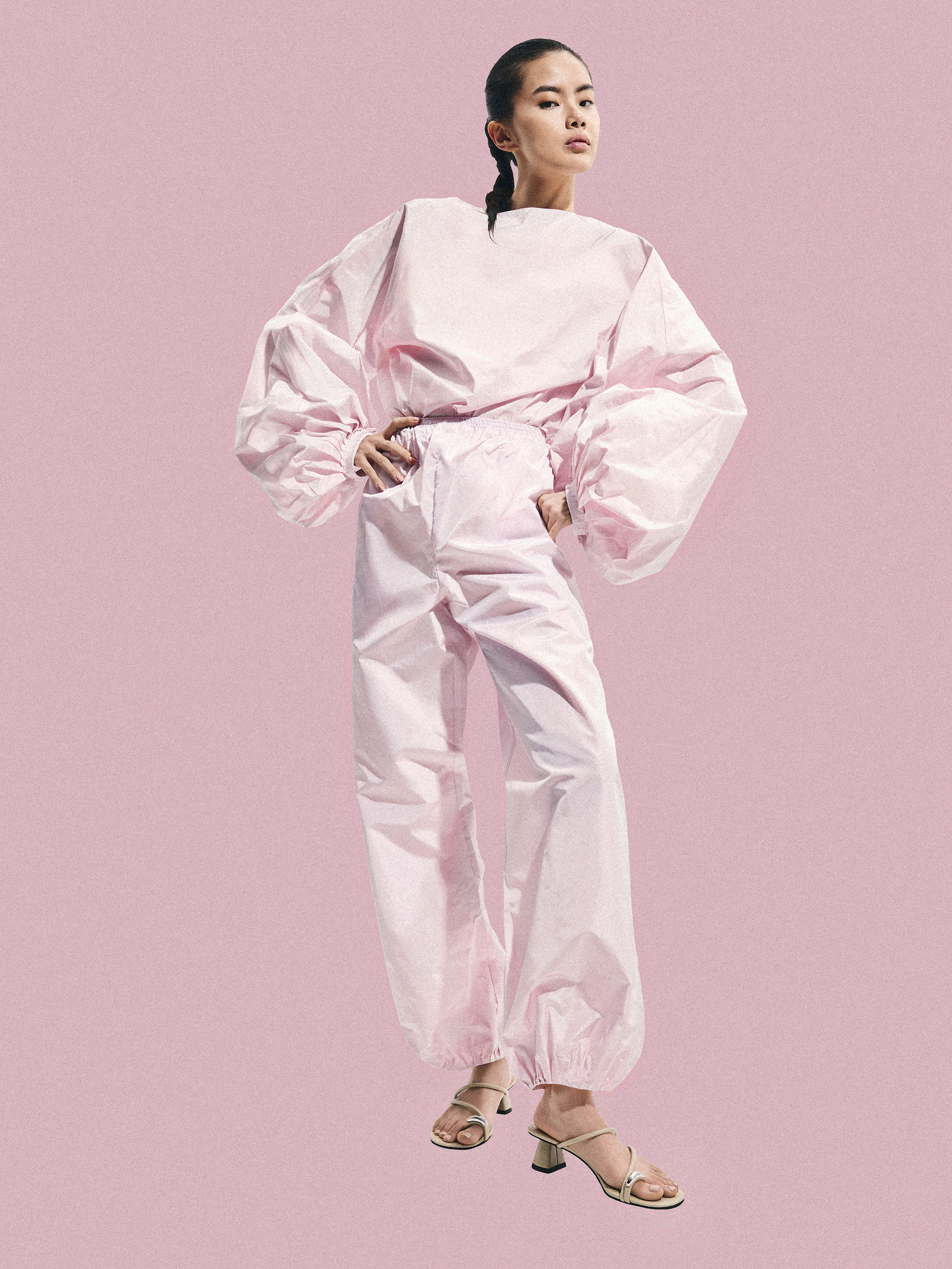 Toe-Ring Strappy Heels, Taupe, hi-res